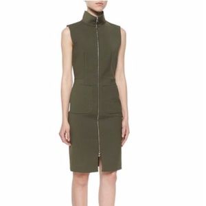 L’Agence military green dress. Size 0. Worn once.